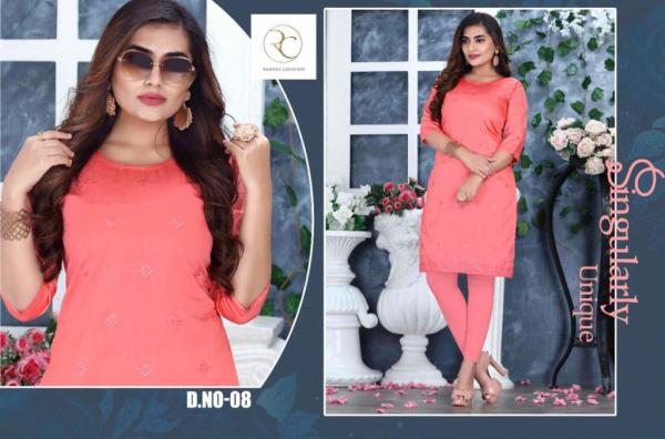 Ramdev Flora Vol 2 Chanderi Sequance  Designer Kurti Collection